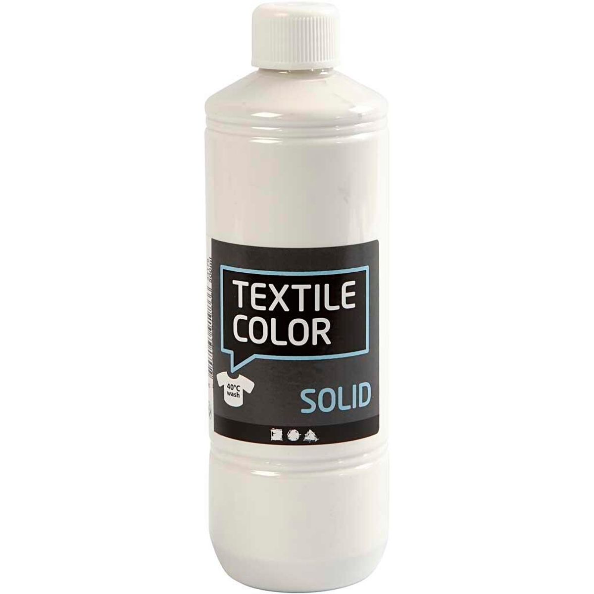 Textile Solid, dæk hvid, 500 ml