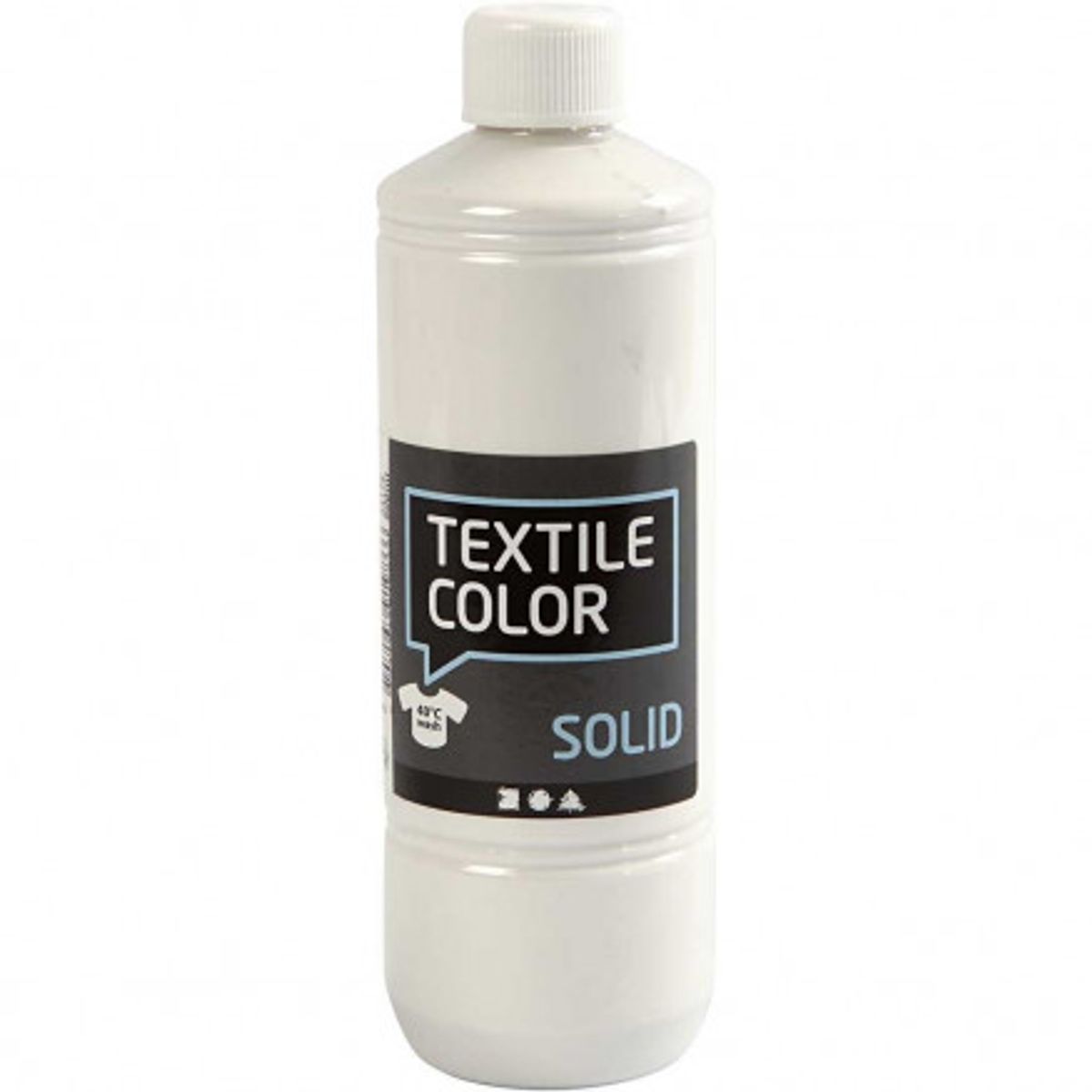 Textile Solid, dækhvid, 500ml