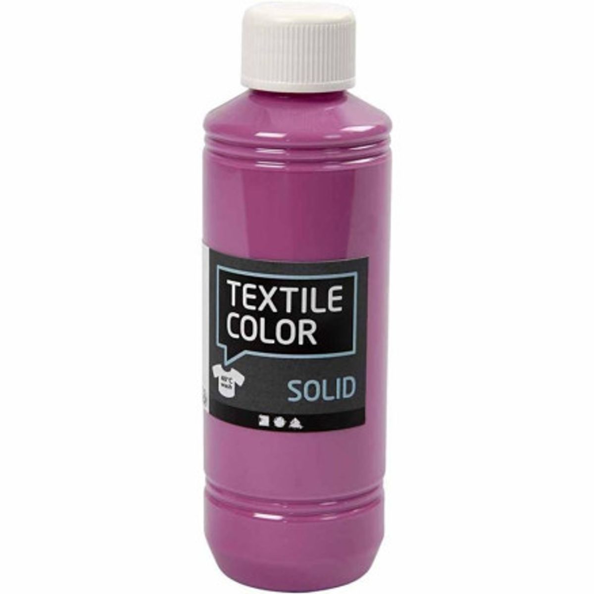 Textile Solid, fuchsia, dækkende, 250 ml/ 1 fl.