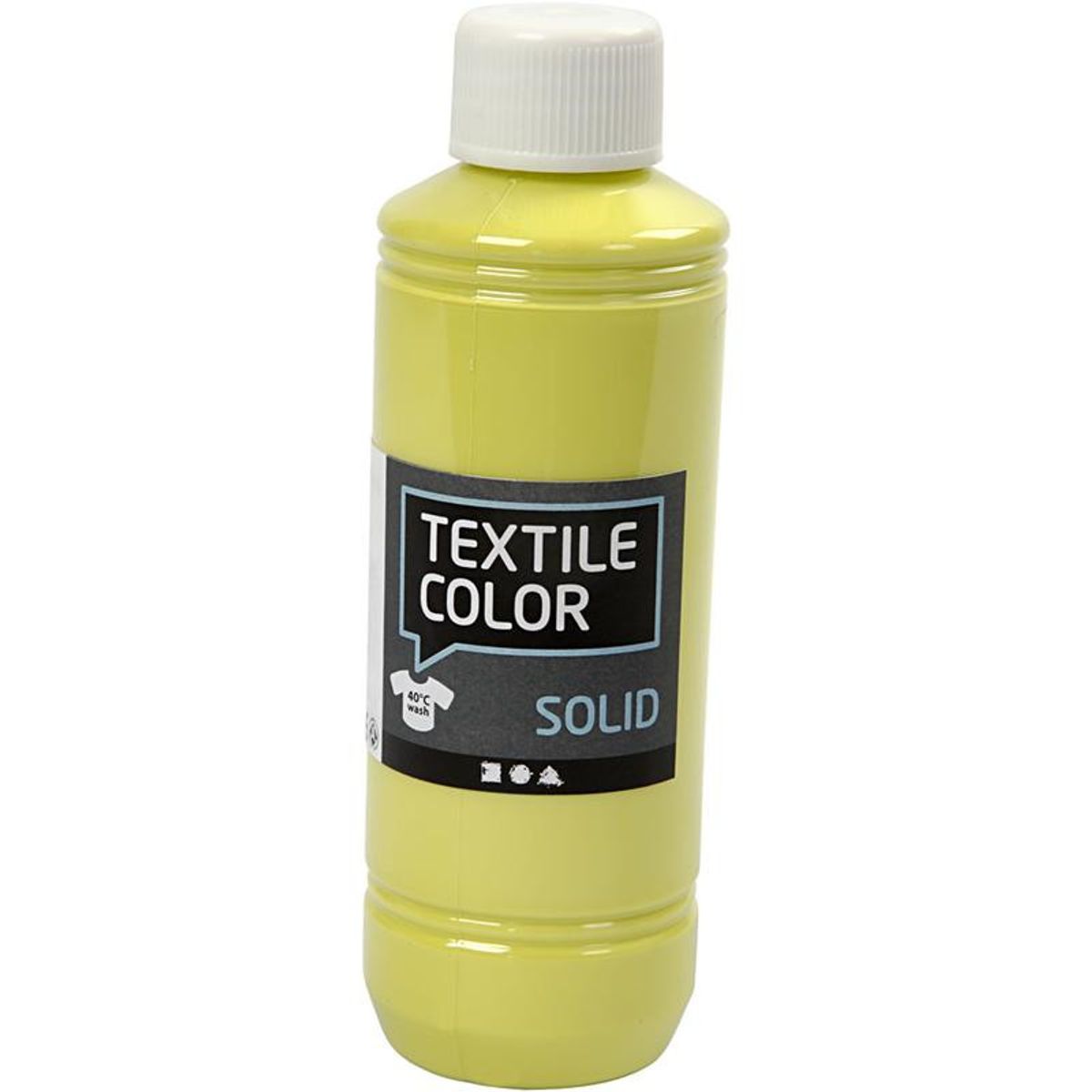 Textile Solid, kiwi, dækkende, 250 ml