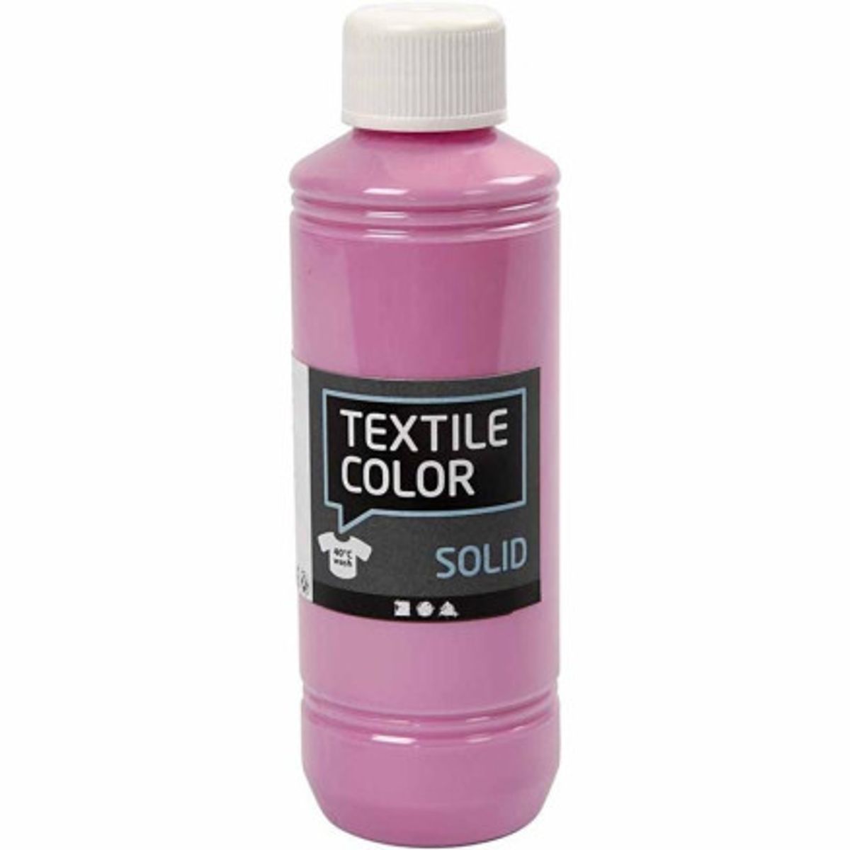 Textile Solid, pink, dækkende, 250 ml/ 1 fl.