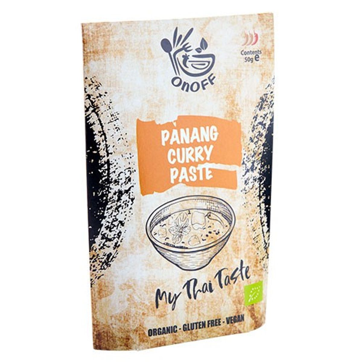 Thai Panang Curry Paste Økologisk - 50 gram - OnOff Spices