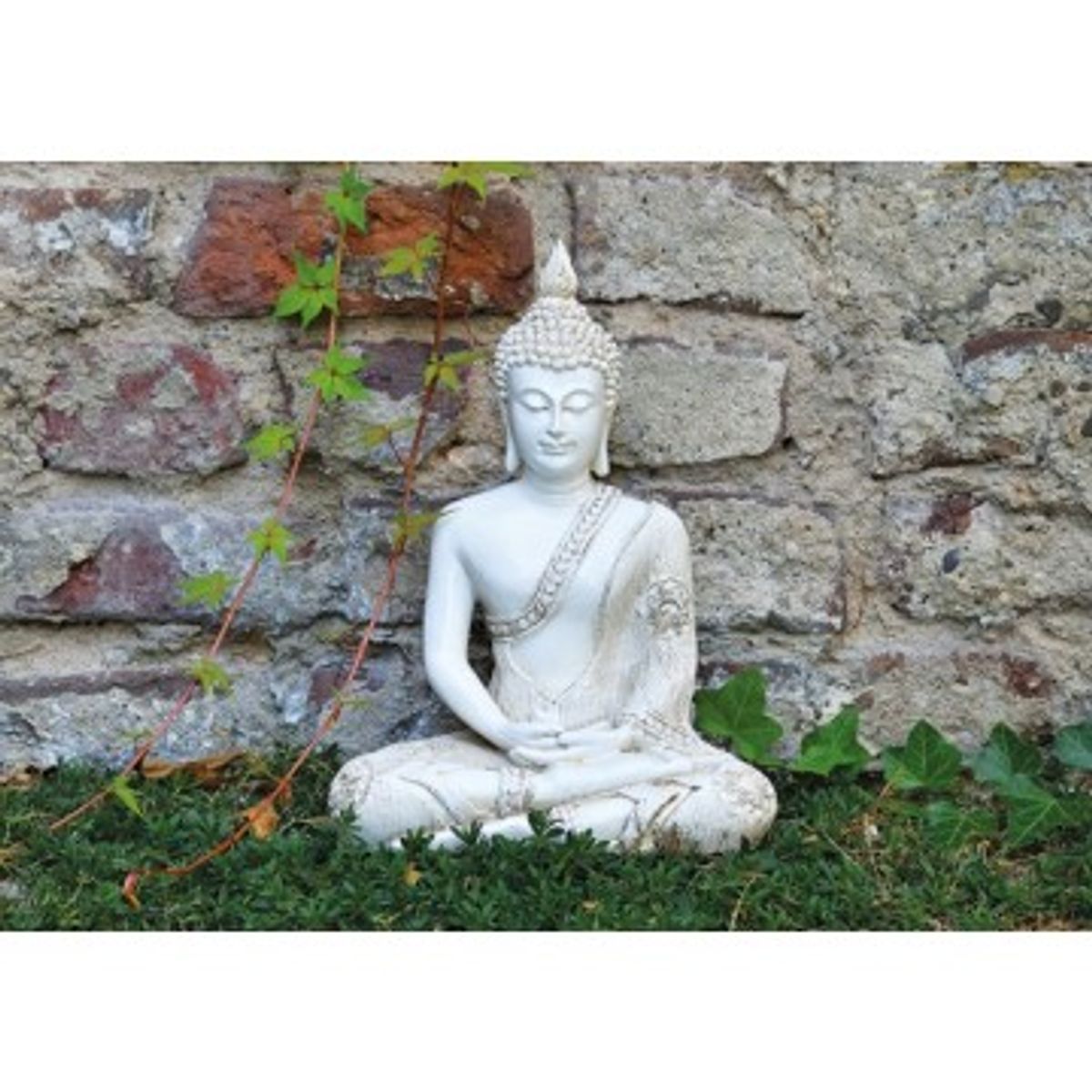 Thailandsk Buddha hvid - Thailanske Buddha statuer - GodKarmaShop