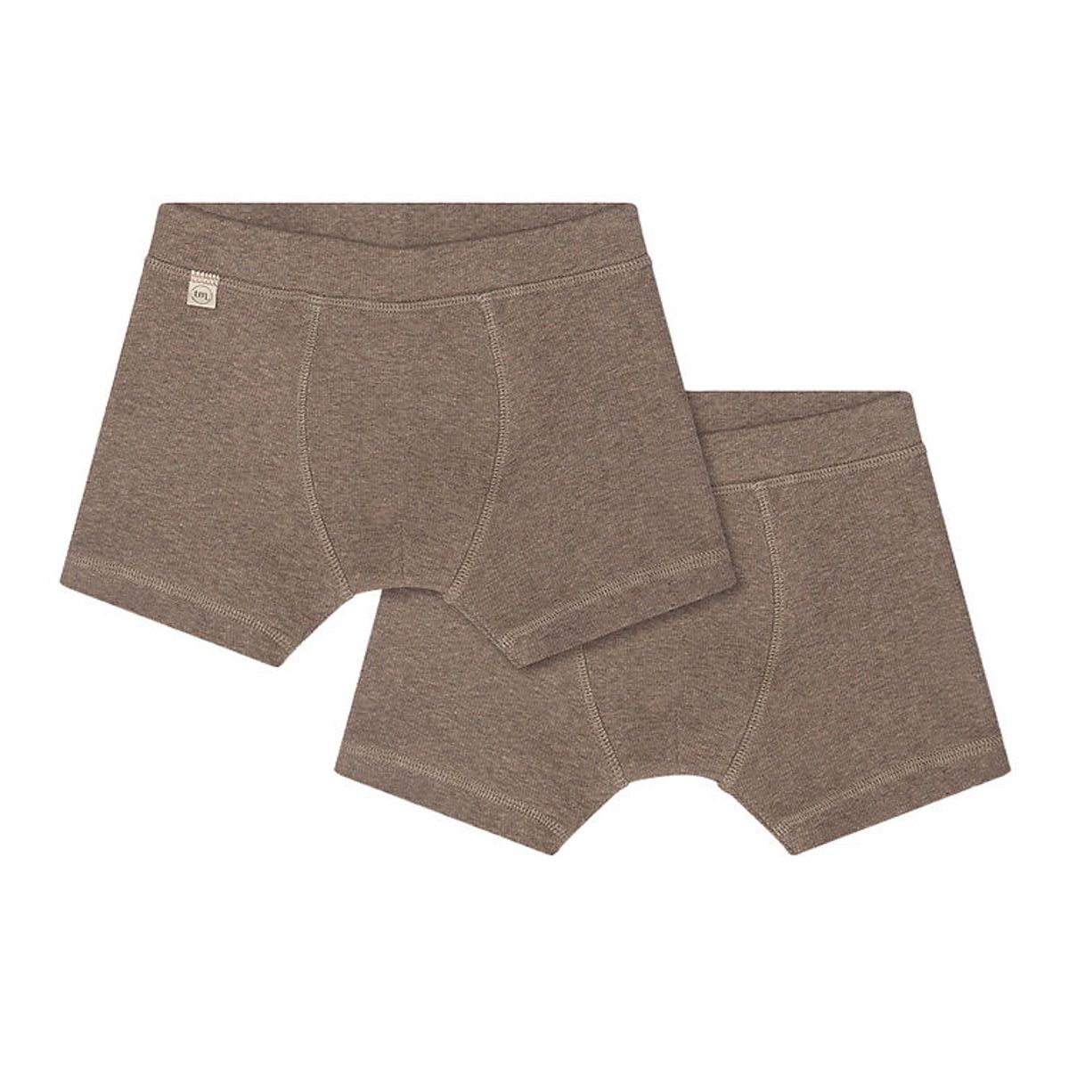 That's Mine Boxershorts - 2-pak - Rib - Cilas - Brown Melange