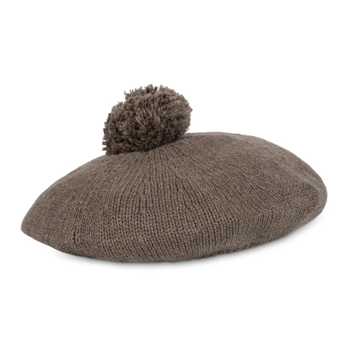 That's Mine - Cher strikket baret - Earth brown melange - 12-18M