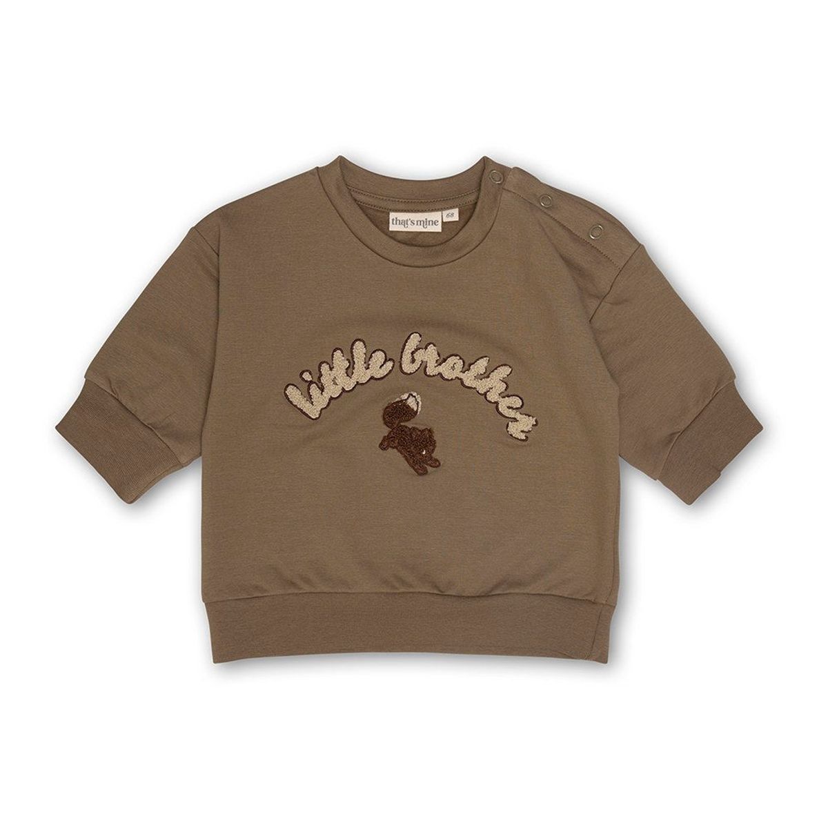 That's Mine - Finley lillebror sweatshirt - Dusky green - 62 cm - 3 m