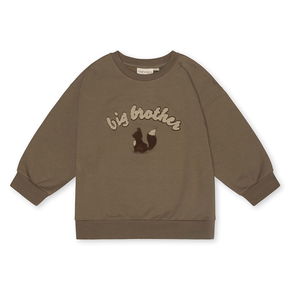 That's Mine - Finley storebror sweatshirt - Dusky green - 92cm - 2Y