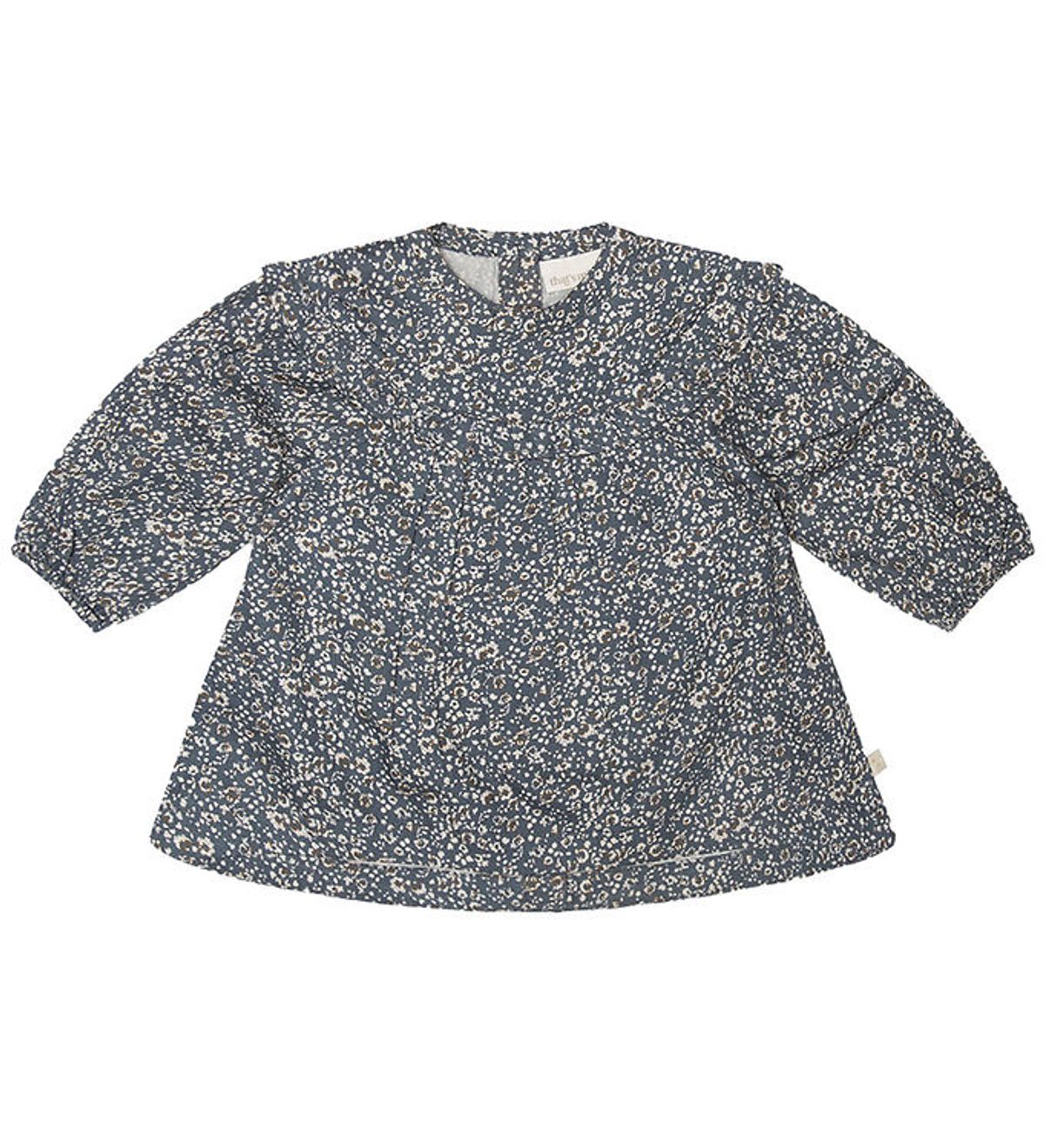 That's Mine Skjortebluse - Santu - Flores Blue