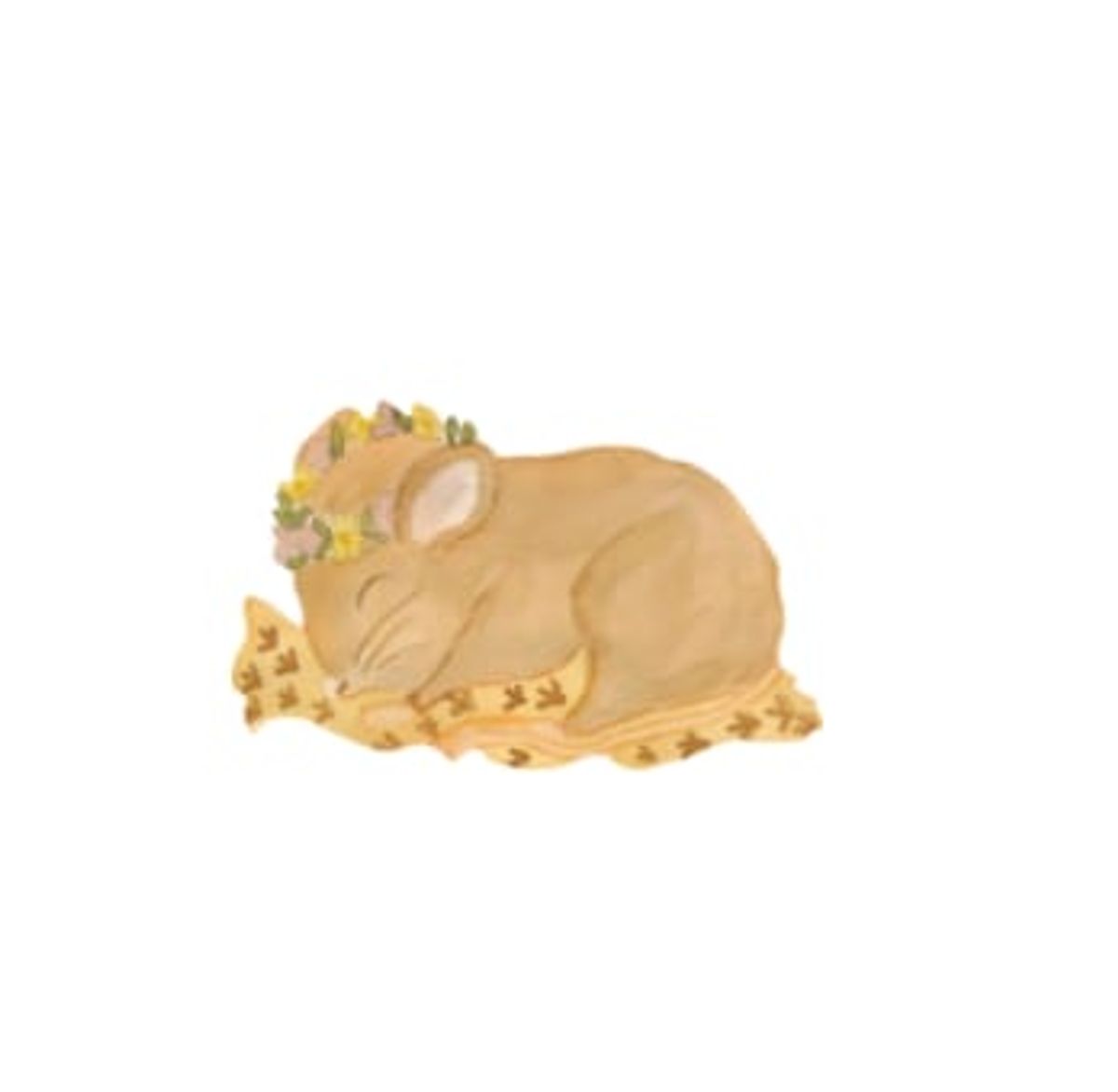 That's Mine - Wallsticker Baby mouse - Brown