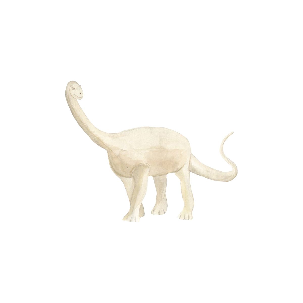 That's Mine - Wallsticker Brachiosaurus baby - Beige