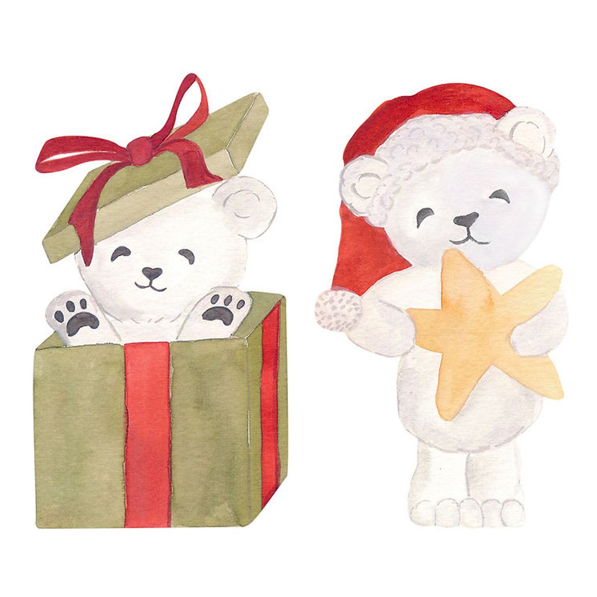 That's Mine Wallstickers - 19 cm - Santa Bears