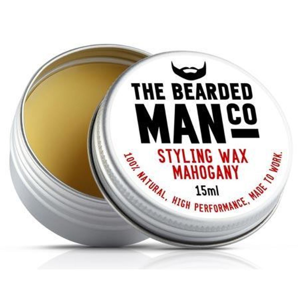 The Bearded Man Mahogany Moustache Wax (15 ml)