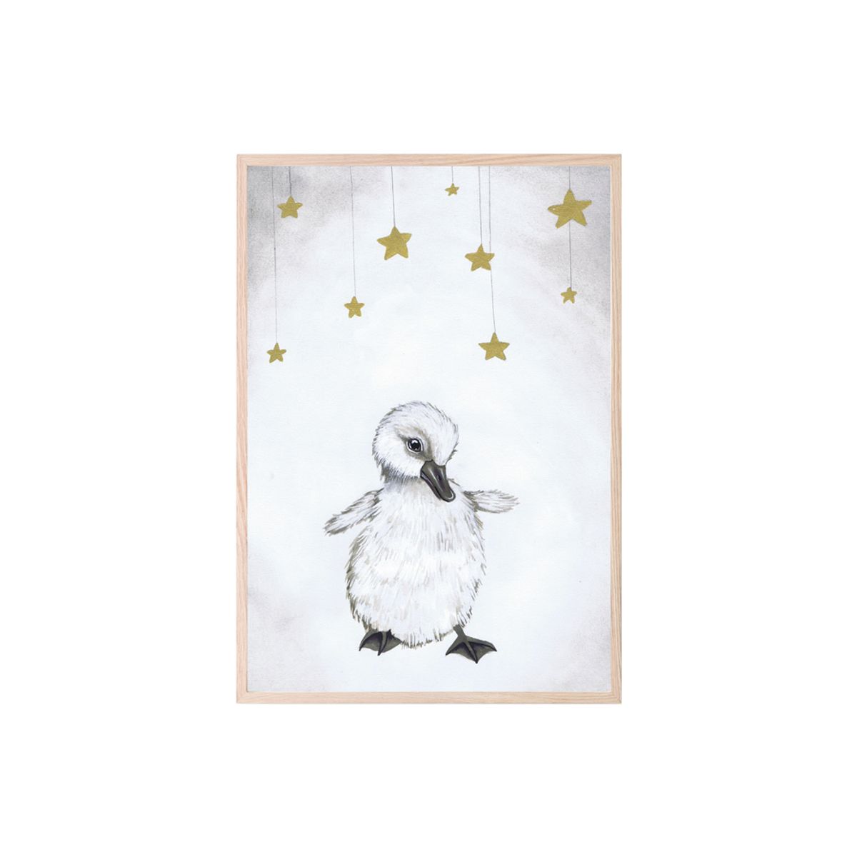 The beautiful duckling plakat 21x30 cm (One size)