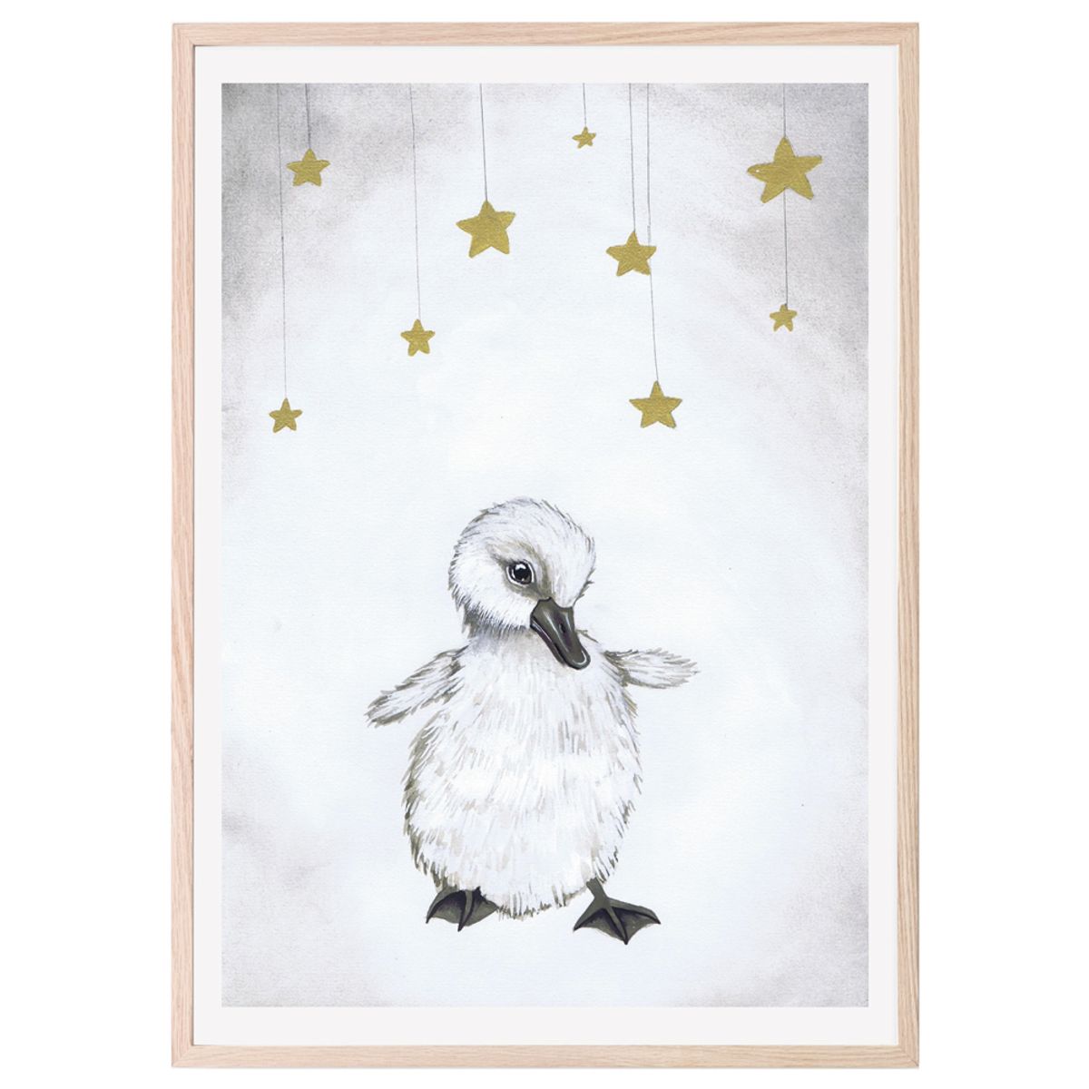 The beautiful duckling plakat 50x70 cm (One size)