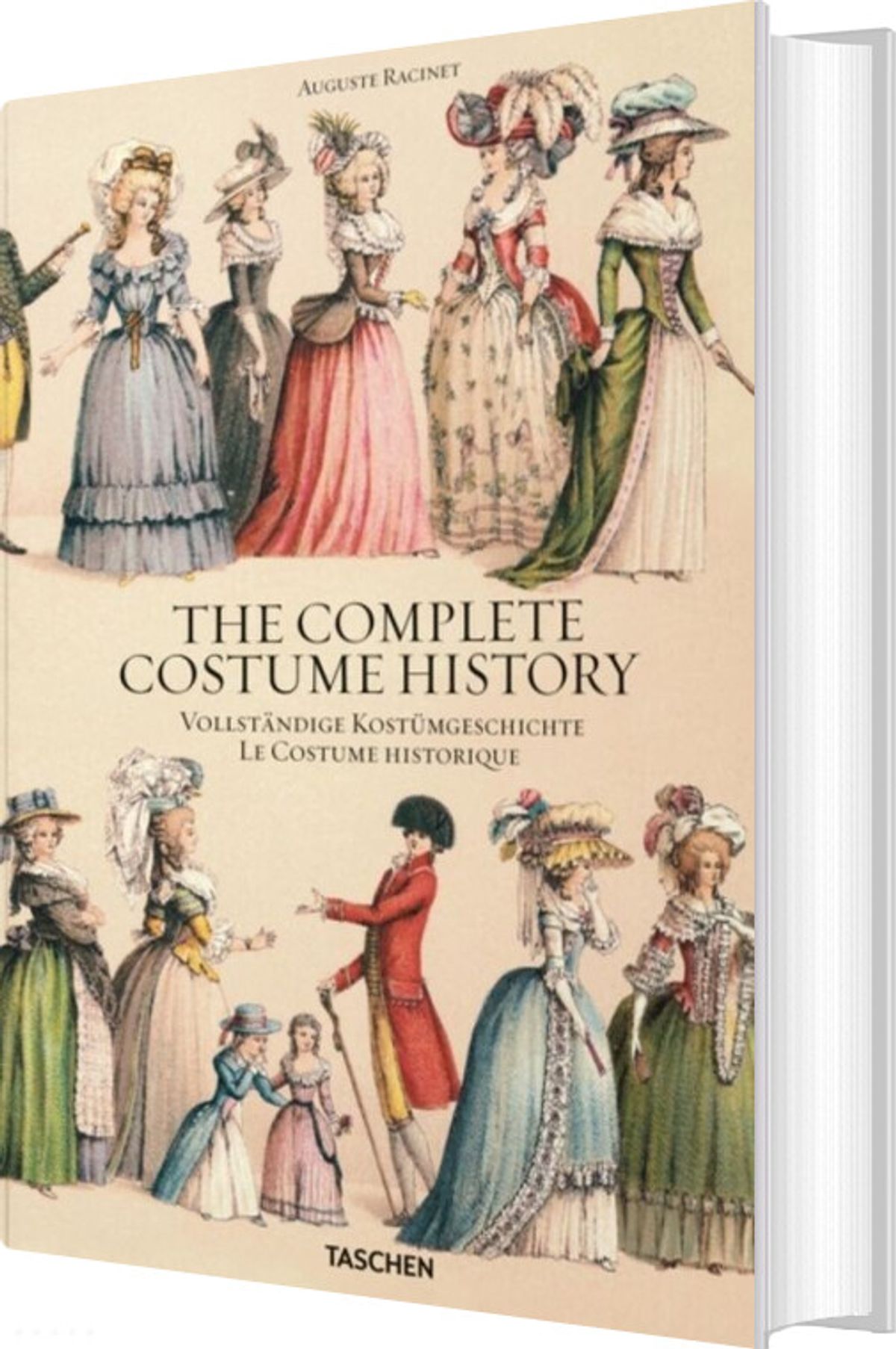 The Costume History : Auguste Racinet - Francoise Tétart-vittu - English Book