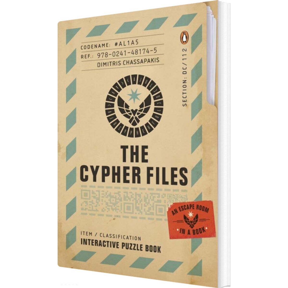 The Cypher Files: An Escape Room... In A Book! - Dimitris Chassapakis - English Book