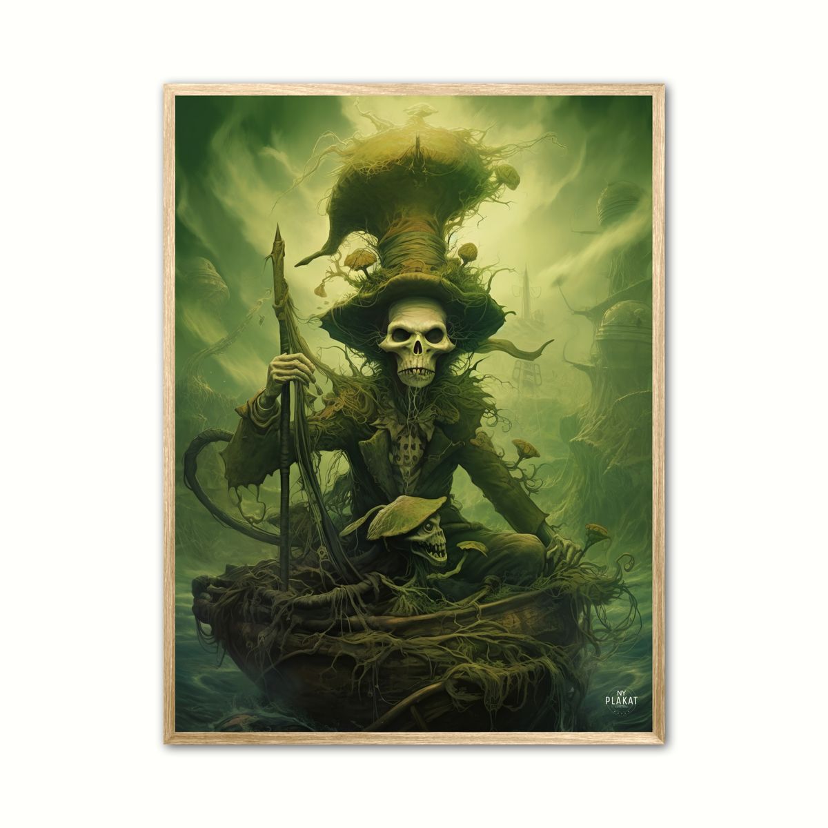 The Ghostly Voyage - Fantasi plakat 30 x 40 cm