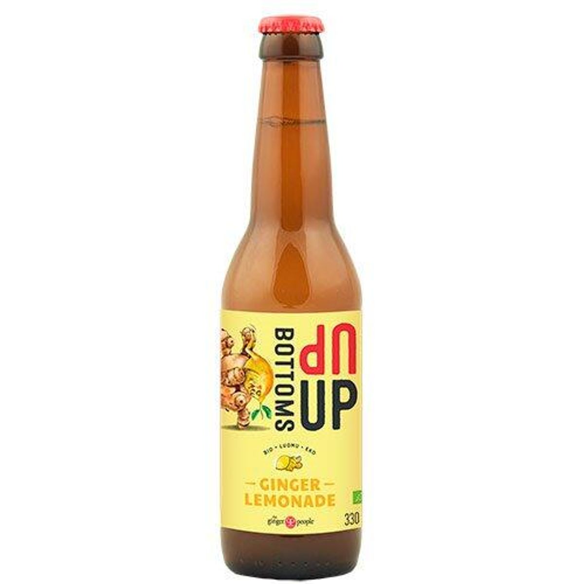 The Ginger People Ginger Lemonade Organic Bottoms Up Ø, 330ml