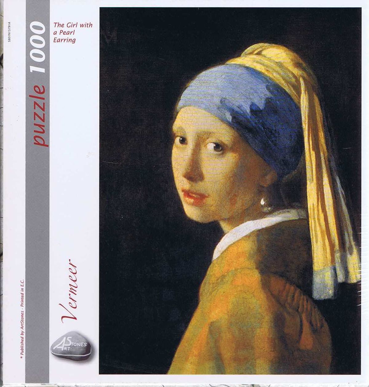 The girl with a Pearl Earring - 1000 brikker