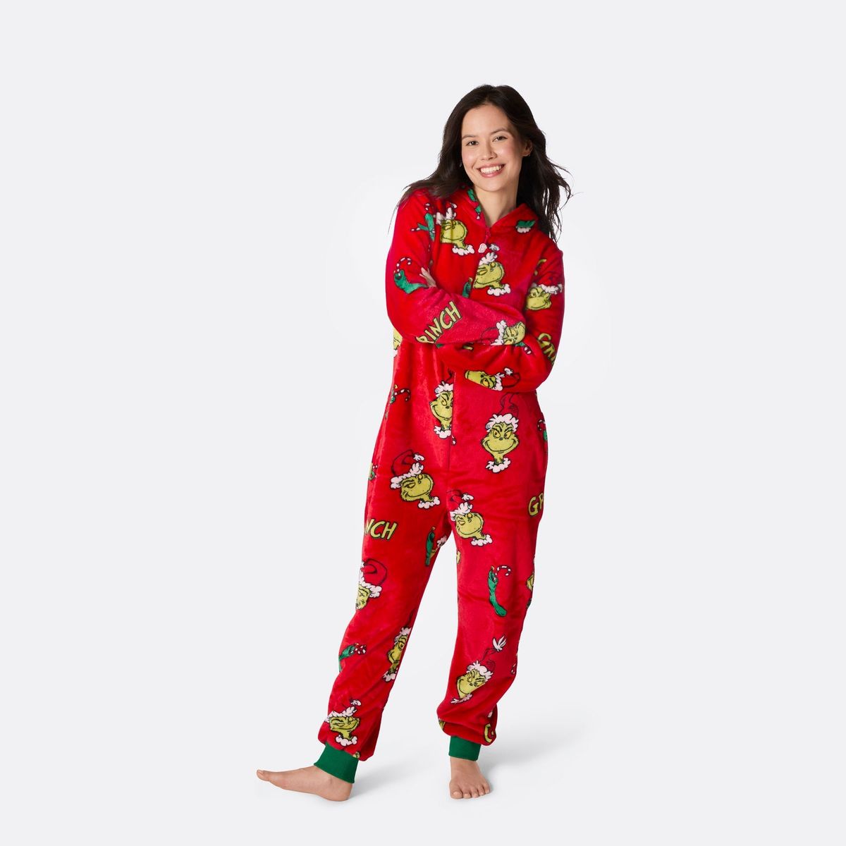 The Grinch Onesie Dame