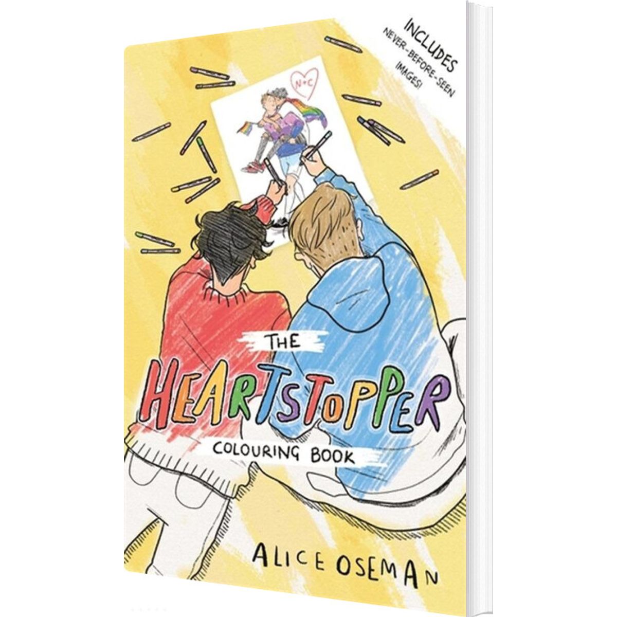 The Heartstopper Colouring Book - Alice Oseman - English Book