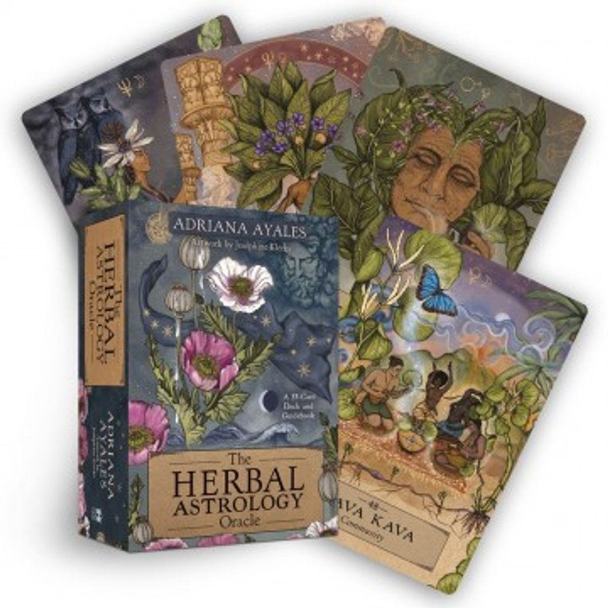 The Herbal Astrology Pocket Oracle - Orakelkort og Englekort på engelsk - GodKarmaShop