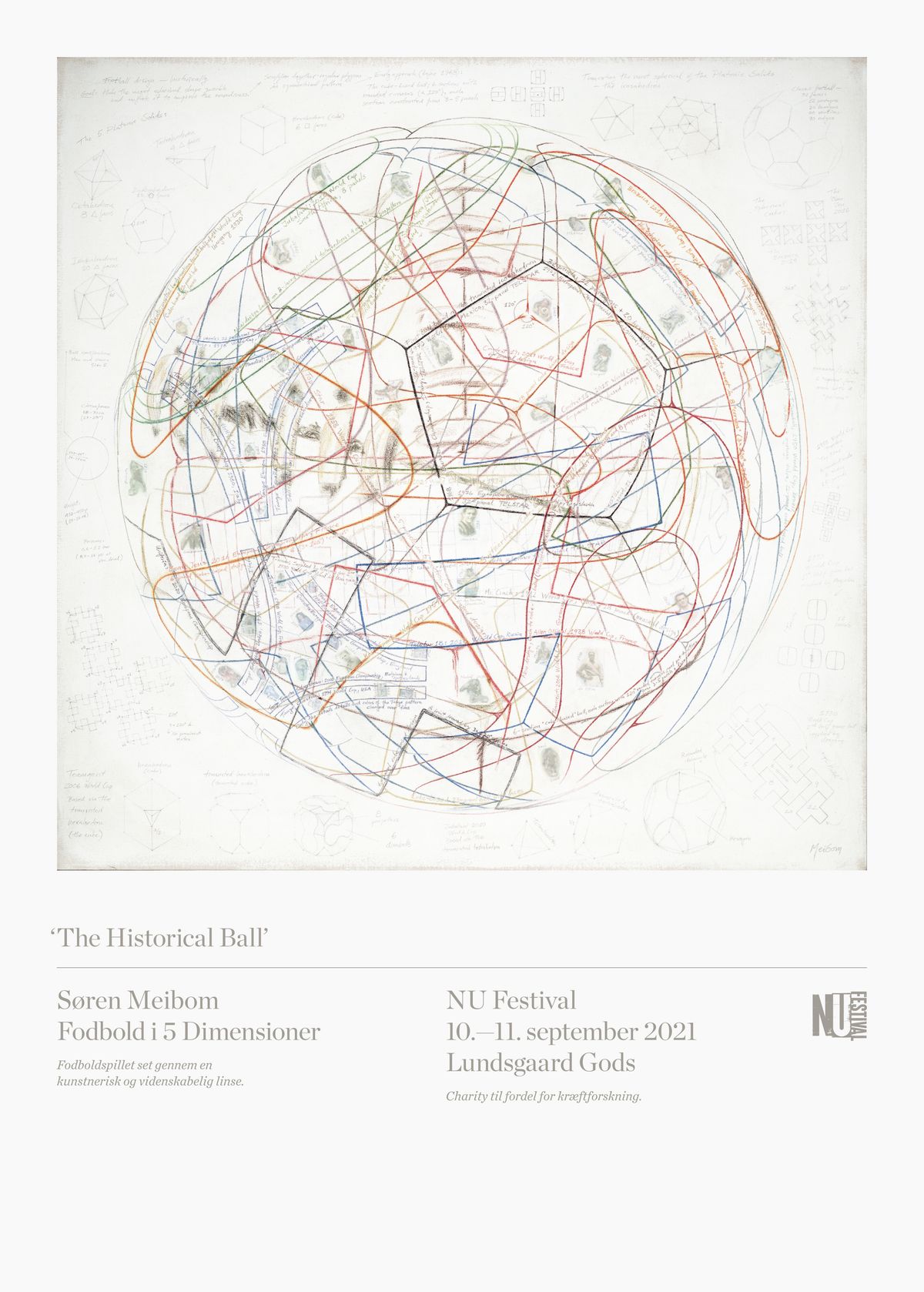 The Historical Ball NU Festival poster af S?ren Meibom