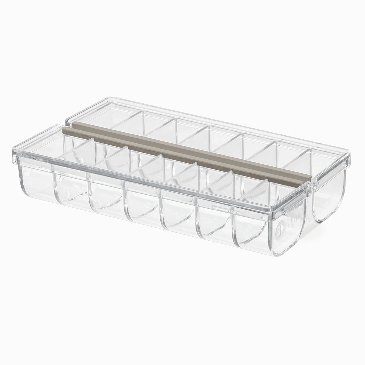 The Home Edit - Medicin Organizer - Transparent - 16,5cm x 9,5cm x 3,1cm