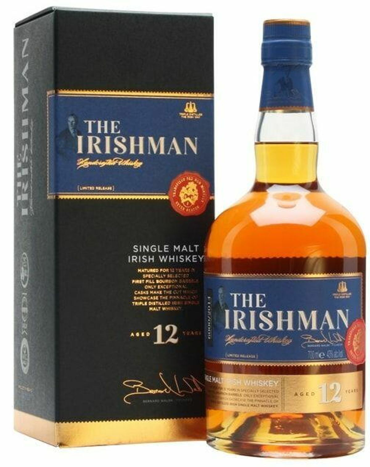 The Irishman 12 Yo Irish Single Malt Fl 70