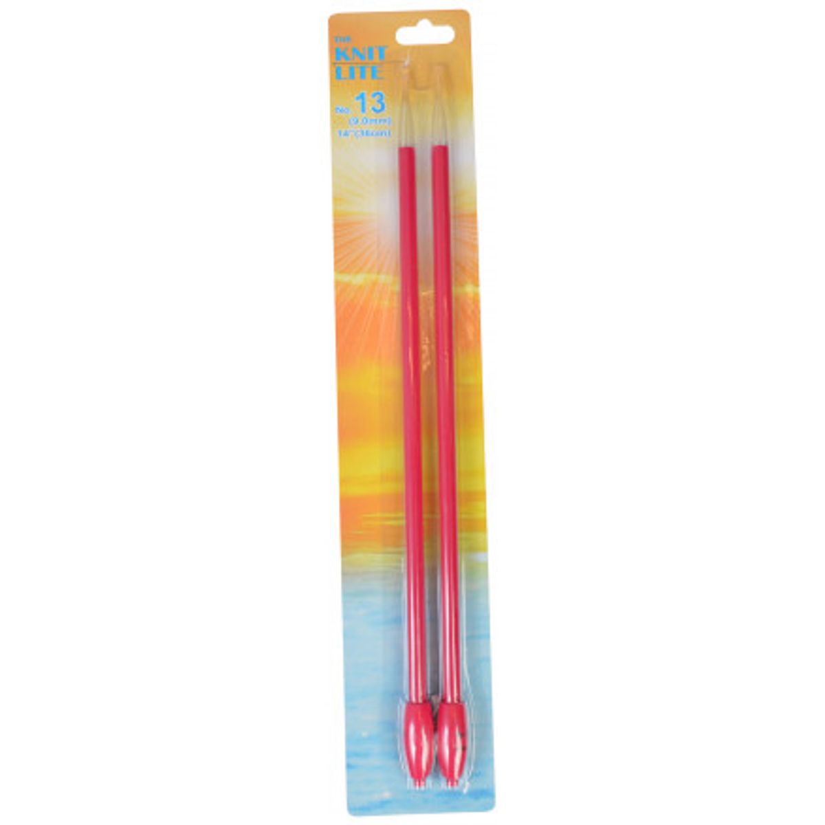 The Knit Lite Strikkepinde / Jumperpinde med LED lys 36cm 9,00mm / 14i