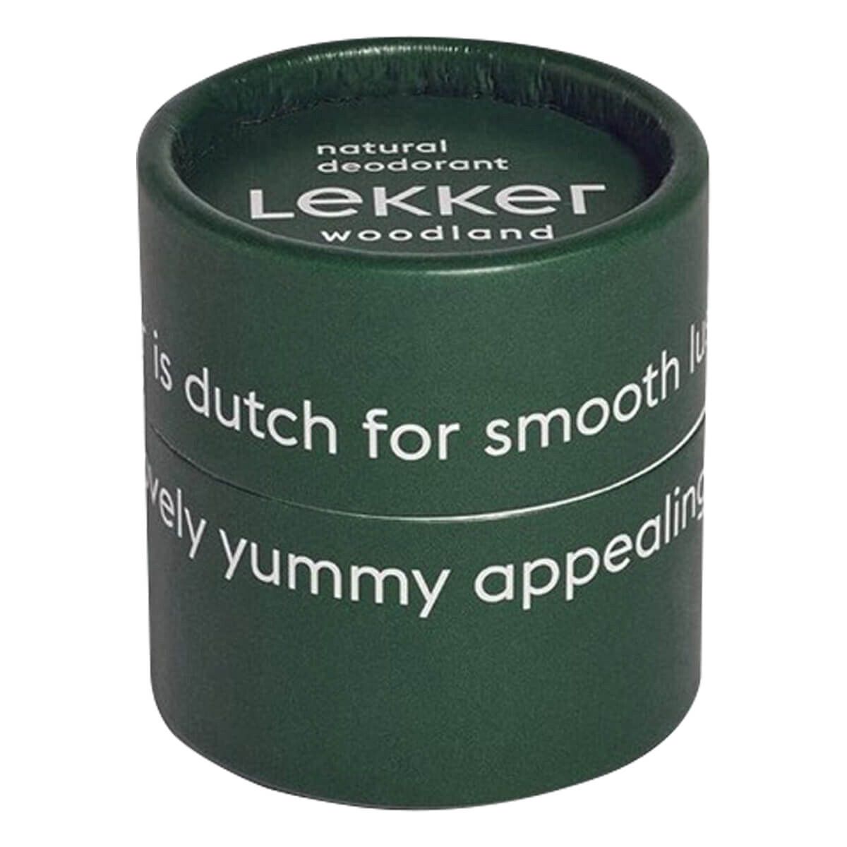 The Lekker Company Deodorant Creme, Be Active - Woodland, 30 g.