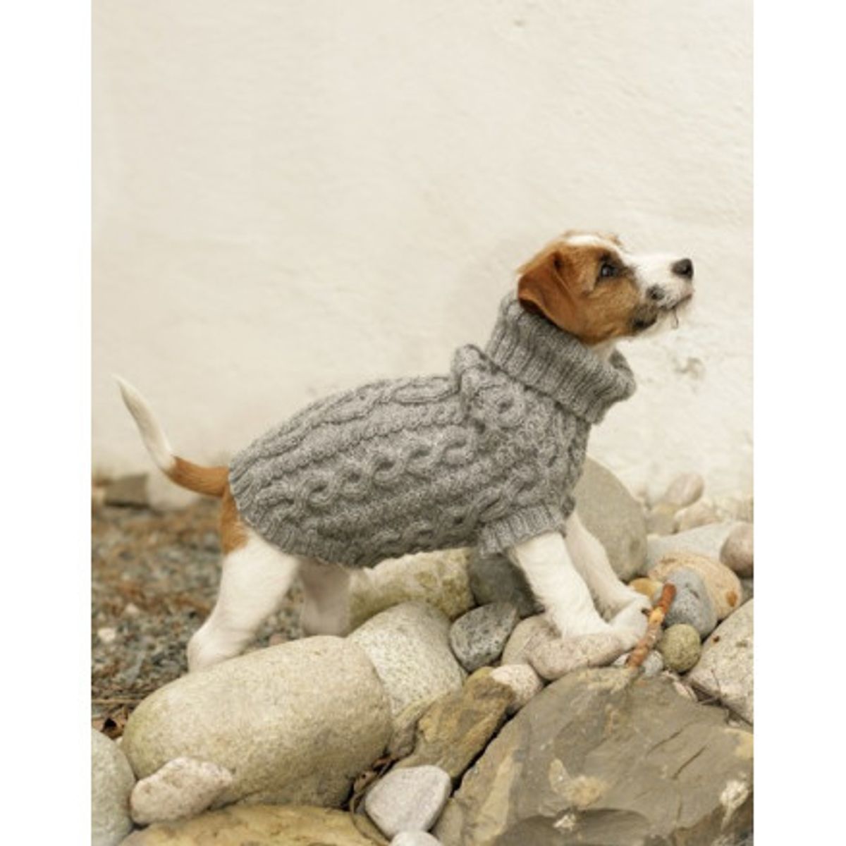 The Lookout by DROPS Design - Hundebluse Strikkeopskrift str. XS - M - X-Small