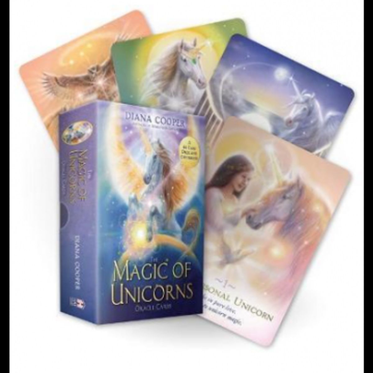 The Magic of Unicorns - Diana cooper - Orakelkort og Englekort på engelsk - GodKarmaShop