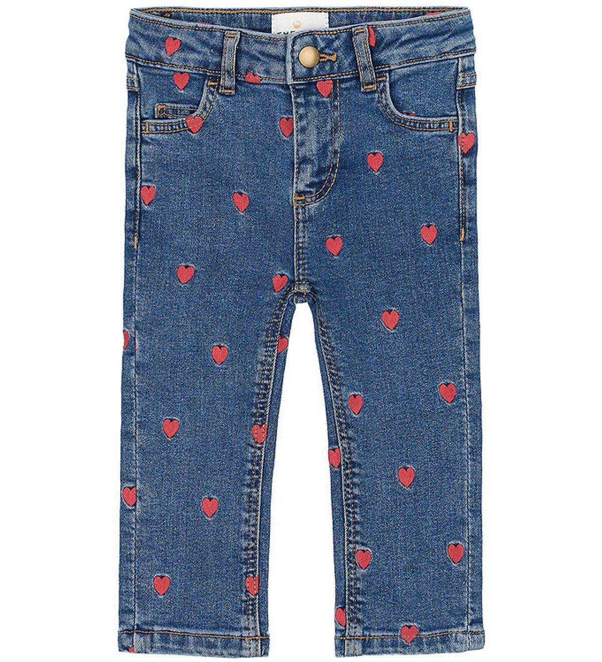 The New Jeans - TnsLovia - Medium Blue/Rød m. Hjerter