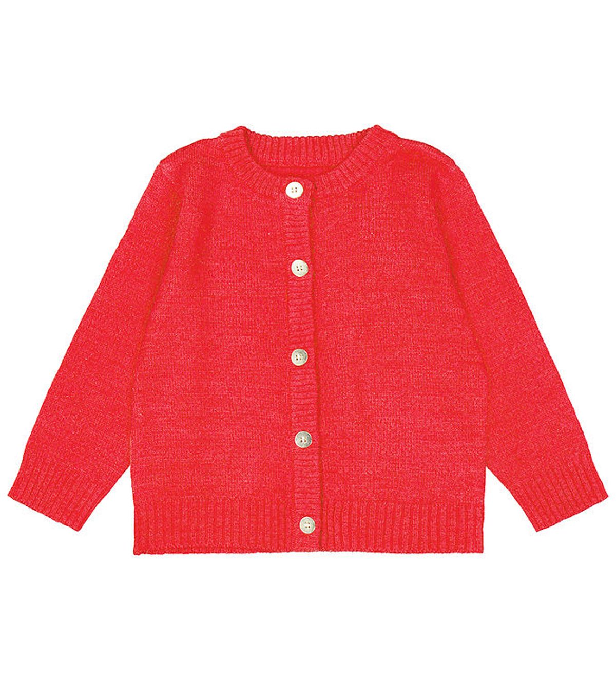 The New Siblings Cardigan - Strik - TnsKeve - Geranium m. Glimme