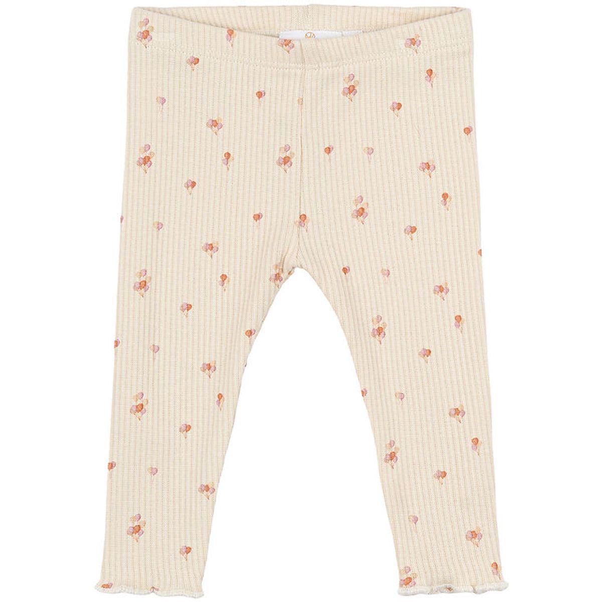 The New Siblings Leggings - Rib - TnsbNoella - White Swan AOP