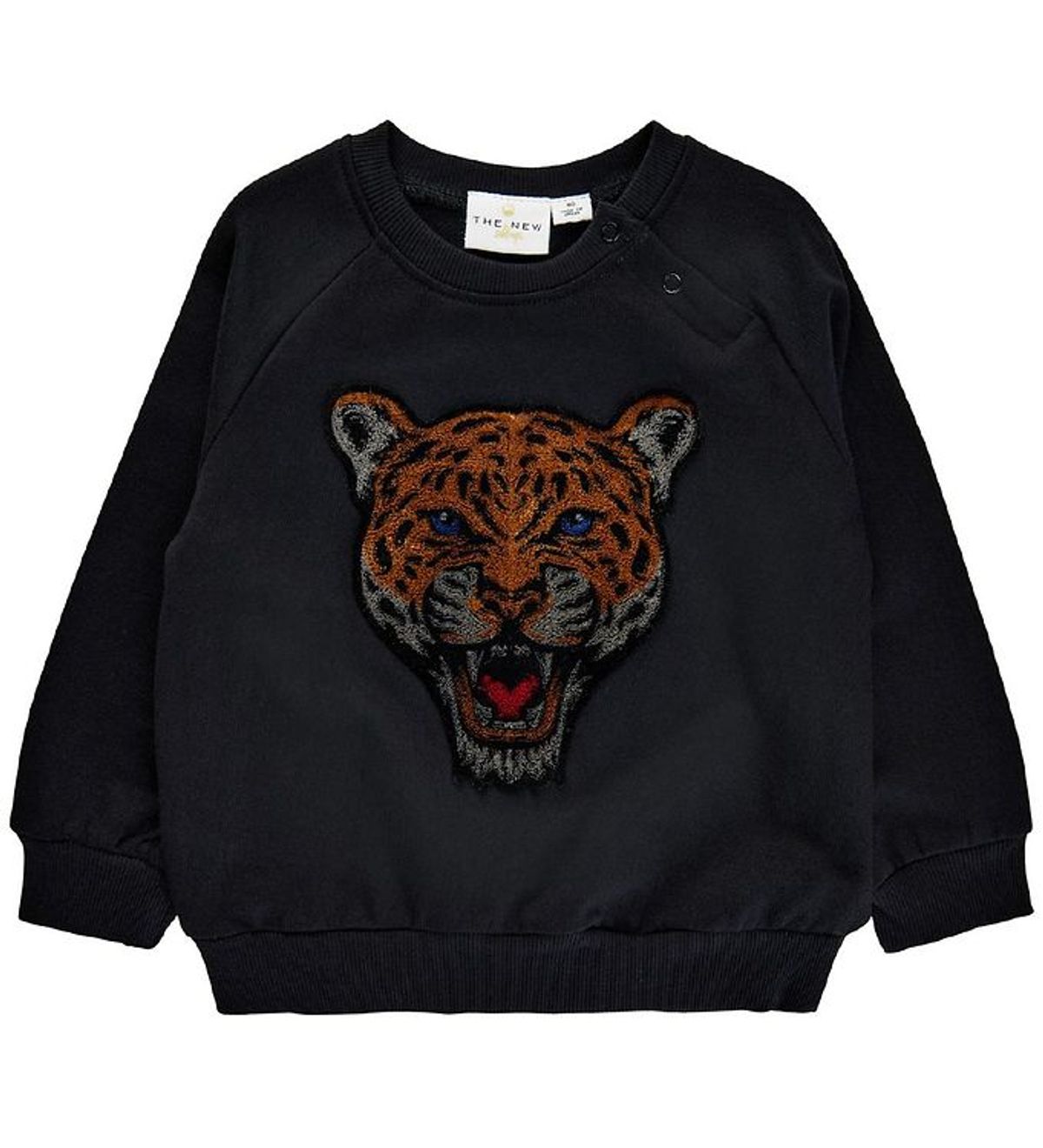 The New Siblings Sweatshirt - TnsDombat - Sort m. Leopard