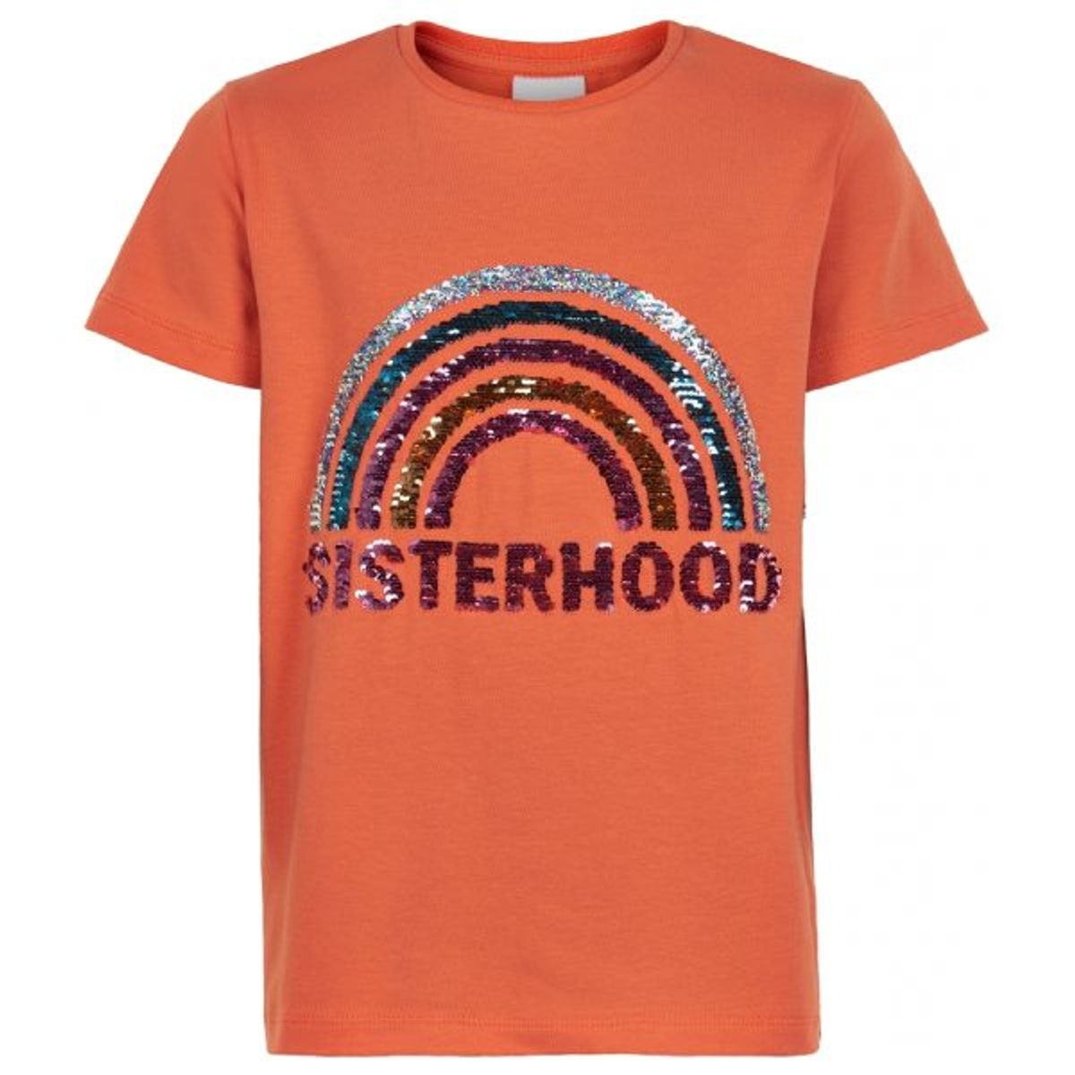 THE NEW - Theodora S/S TEE T-Shirt - Nectarine - 3/4 år