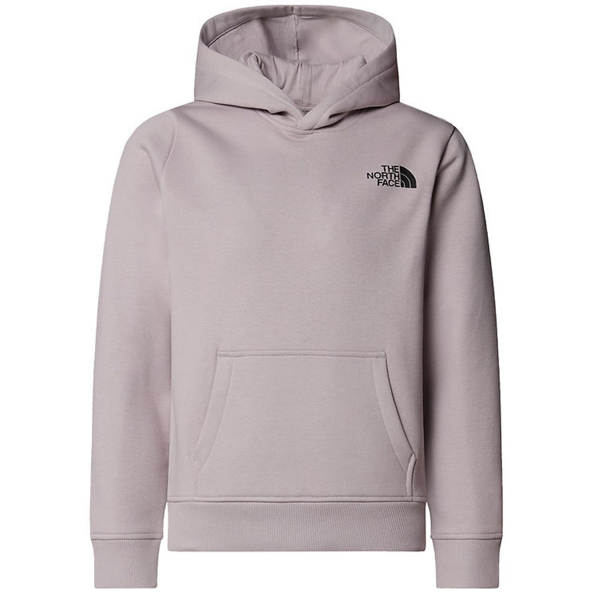 The North Face Hættetrøje - Box- Moonstone Grey m. Print