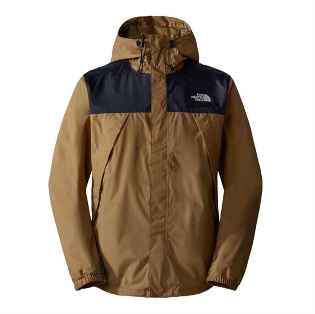 The North Face Mens Antora Jacket, Black / Utility Brown