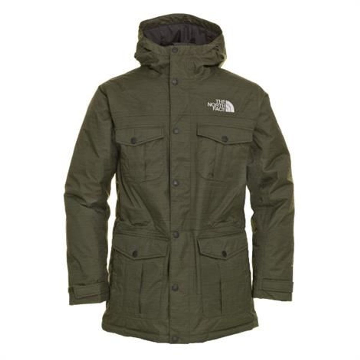 The North Face Mens Bedford Down Parka, Fig Green