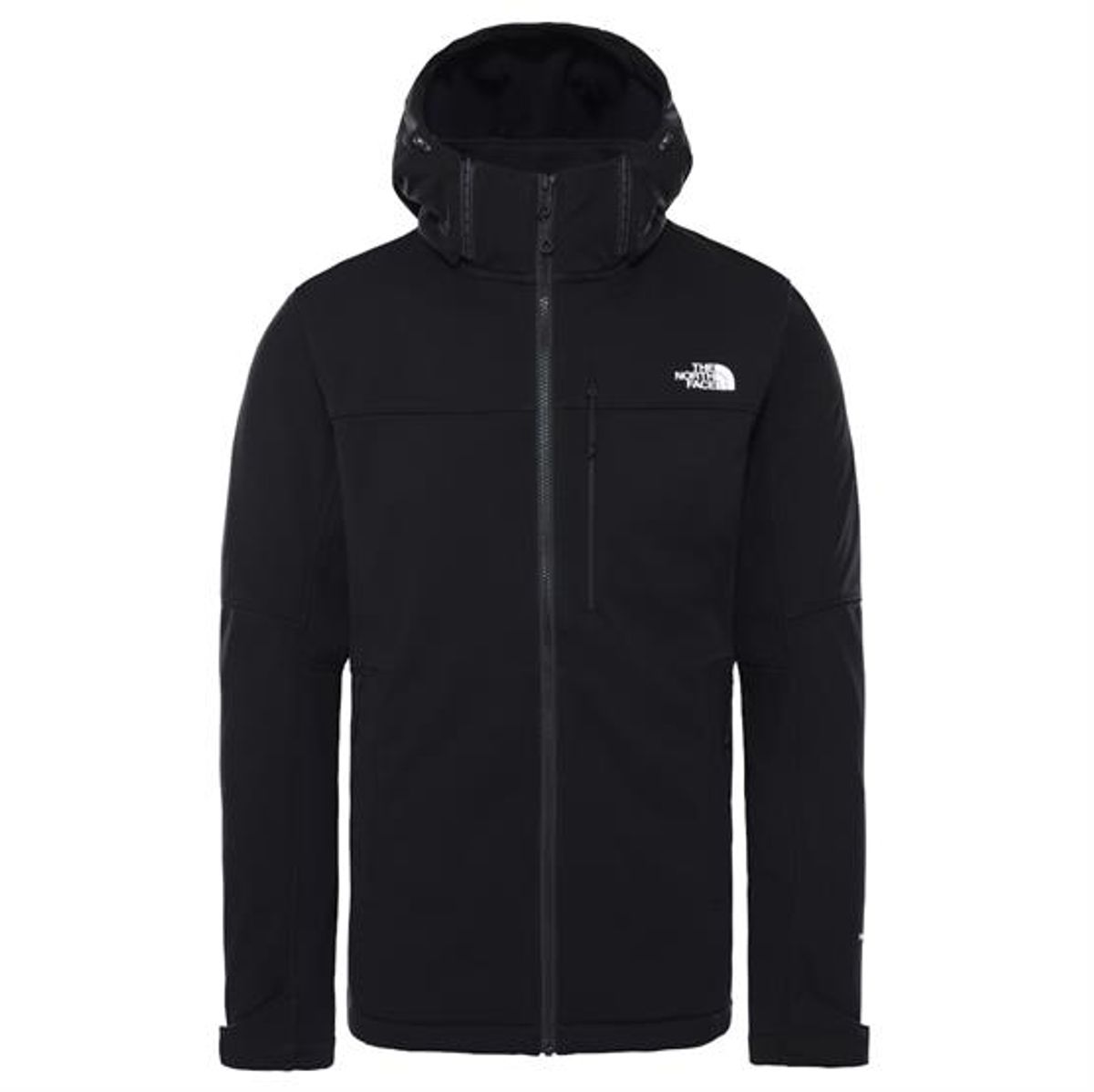 The North Face Mens Diablo Softshell Detachable Hood, Black / Black