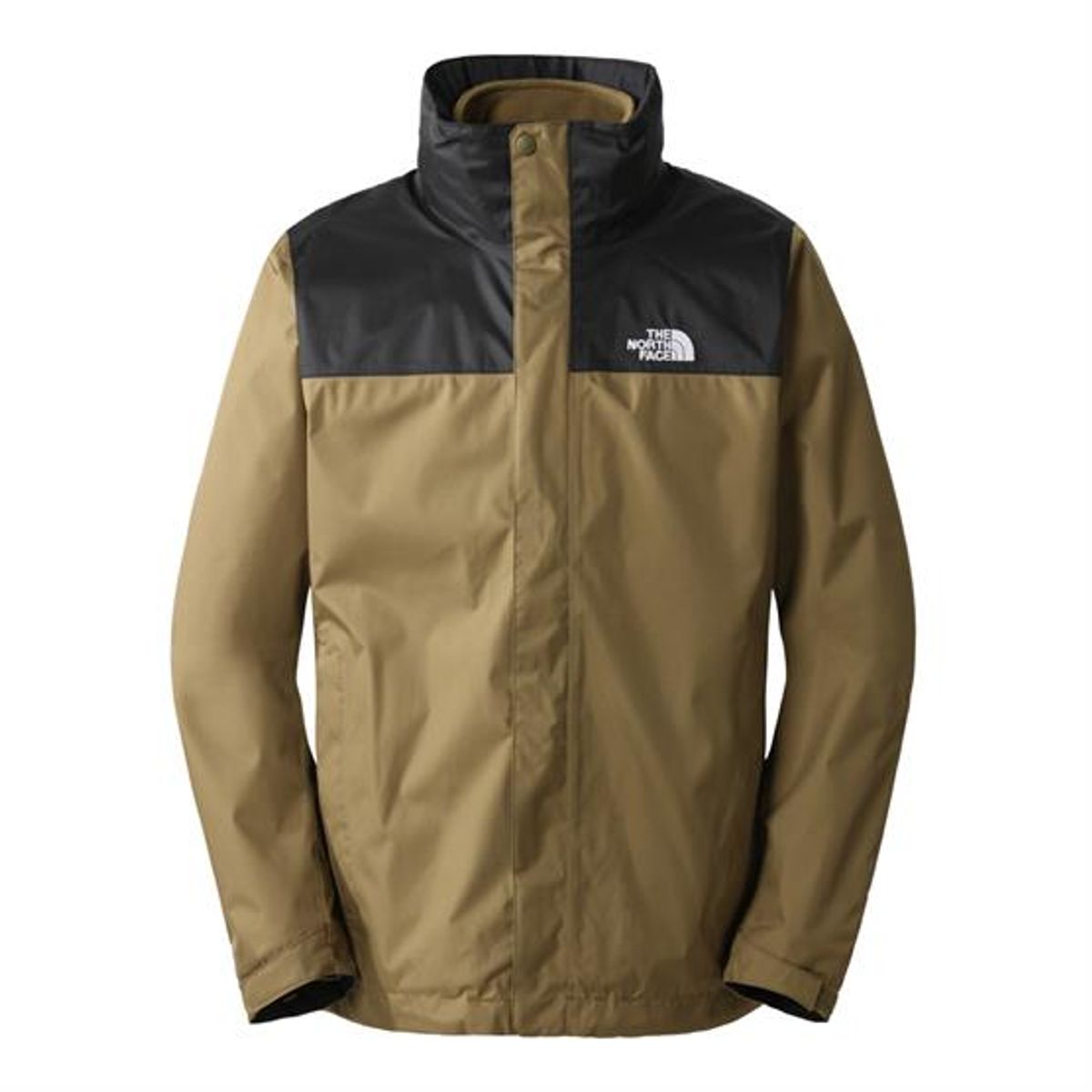 The North Face Mens Evolve II Triclimate Jacket, Olive / Black