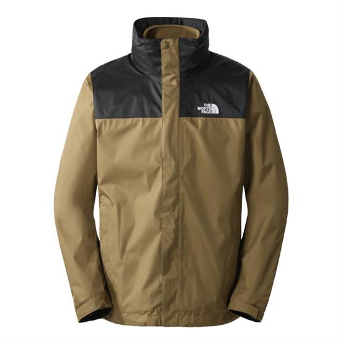 The North Face Mens Evolve II Triclimate Jacket, Olive / Black