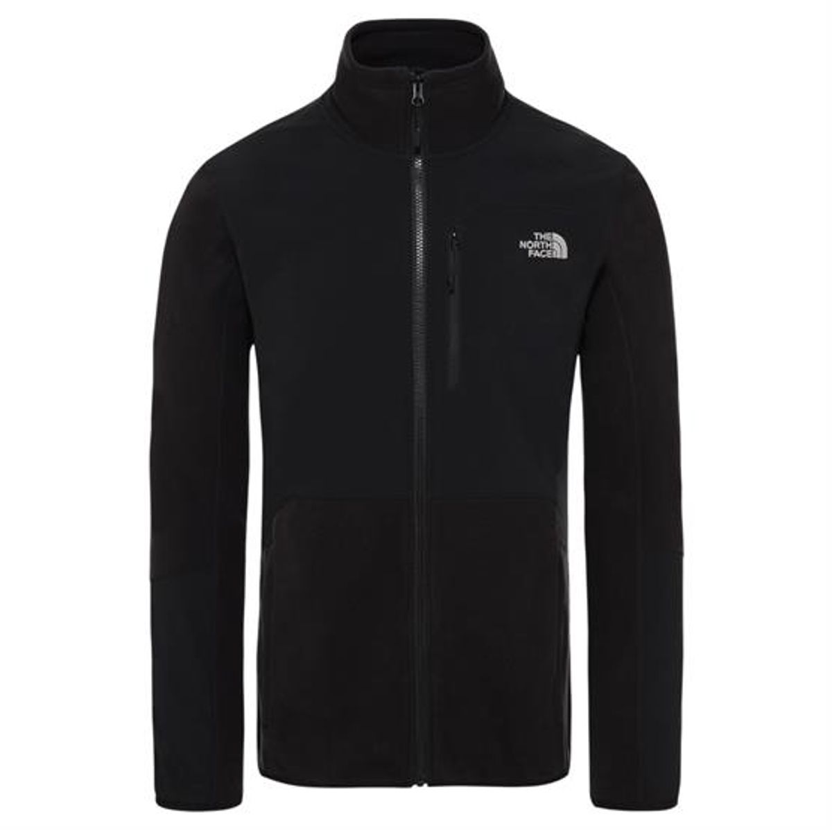 The North Face Mens Glacier Pro Full Zip, Black / Black