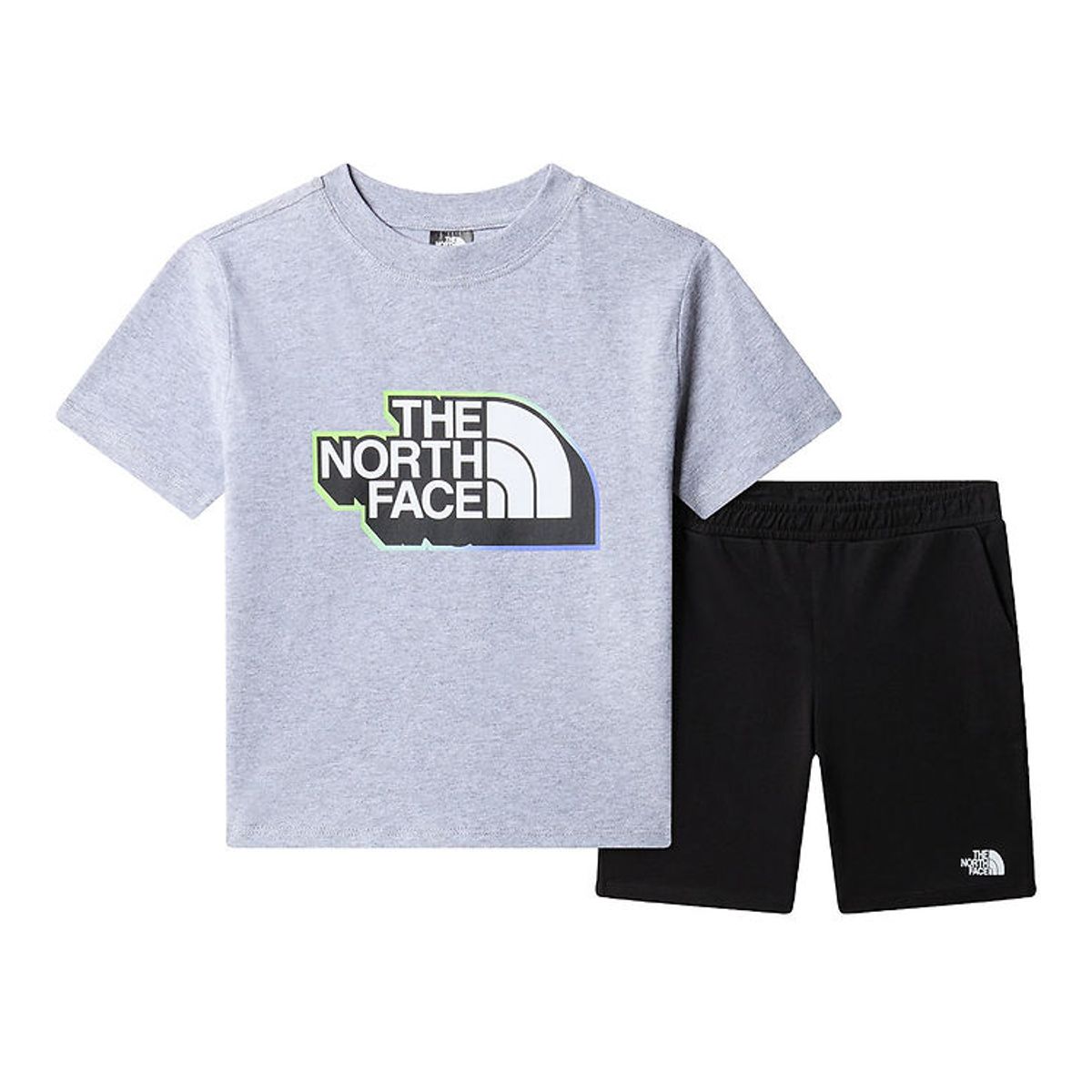 The North Face Shortssæt - T-shirt/Shorts - Light Grey Heather/S