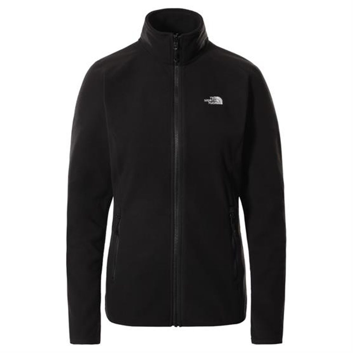 The North Face Womens 100 Glacier FZ, Black