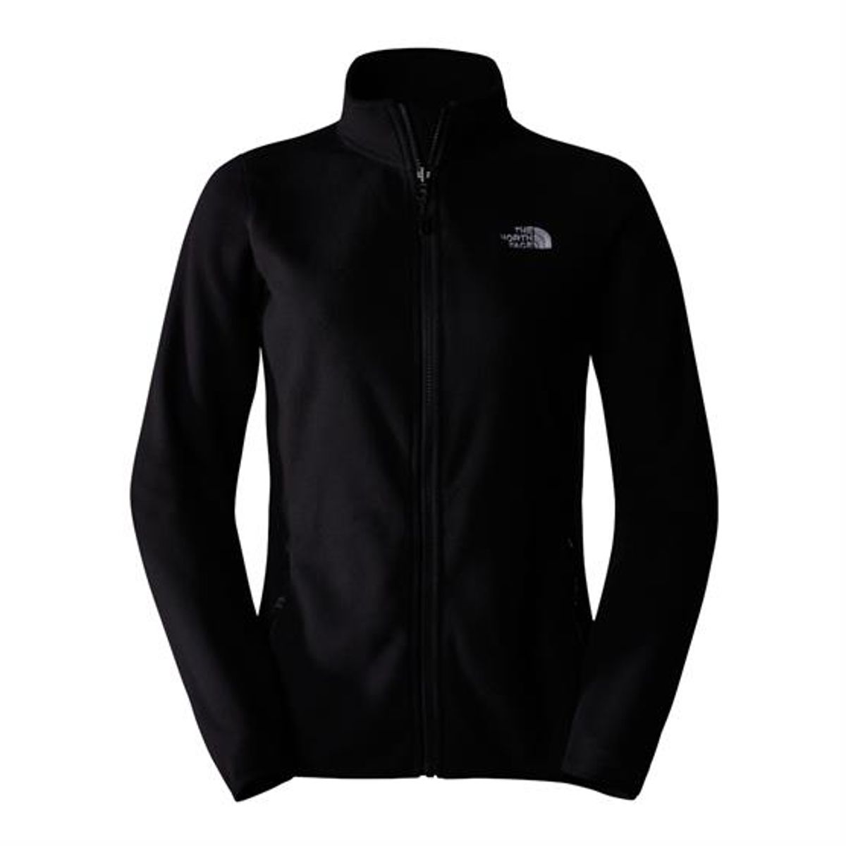 The North Face Womens 100 Glacier FZ, Black / NPF