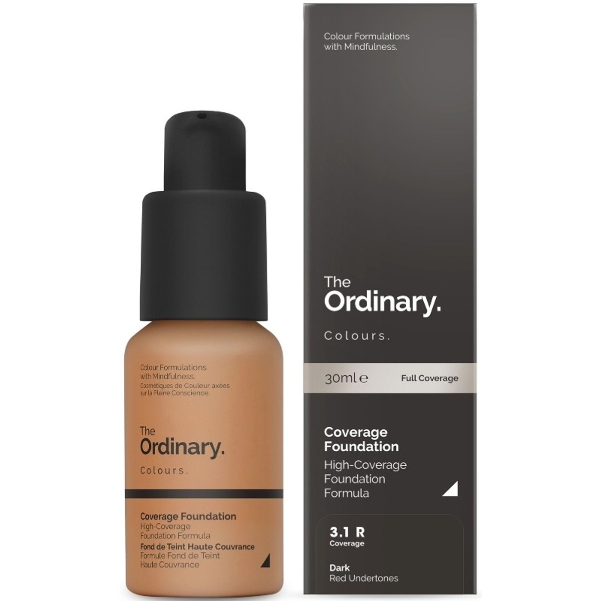 The Ordinary Coverage Foundation 30 ml - 3.1 R Dark Red (U)