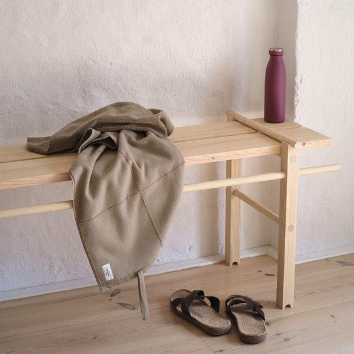 The Organic Company - Calm Towel To Go - Håndklæde Clay